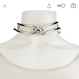 BALENCIAGA Maillon Collar Choker Necklace